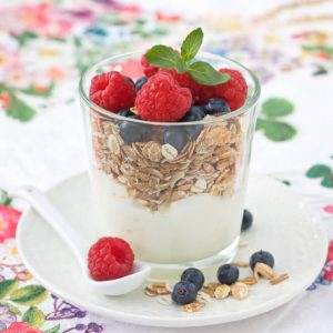 cereales saludables yogur griego desayuno