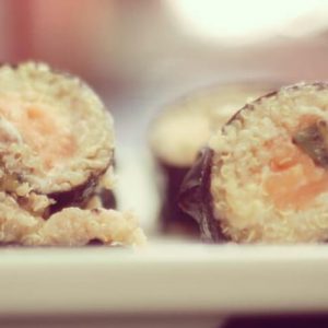 alimentacion saludable receta de sushi de quinoa