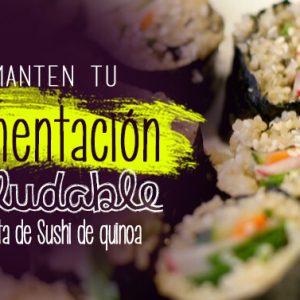 receta de sushi de quinoa