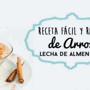 Receta saludable de postre de Arroz con leche de Almendras