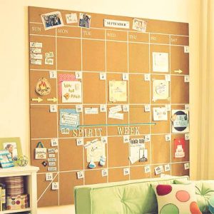 pizarrón de metas fitness