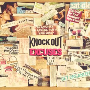 pizarrón de metas fitness