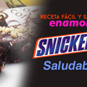 Receta fácil y sana para enamorar: Snickers Saludable