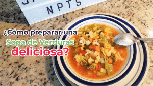 sopa de verduras