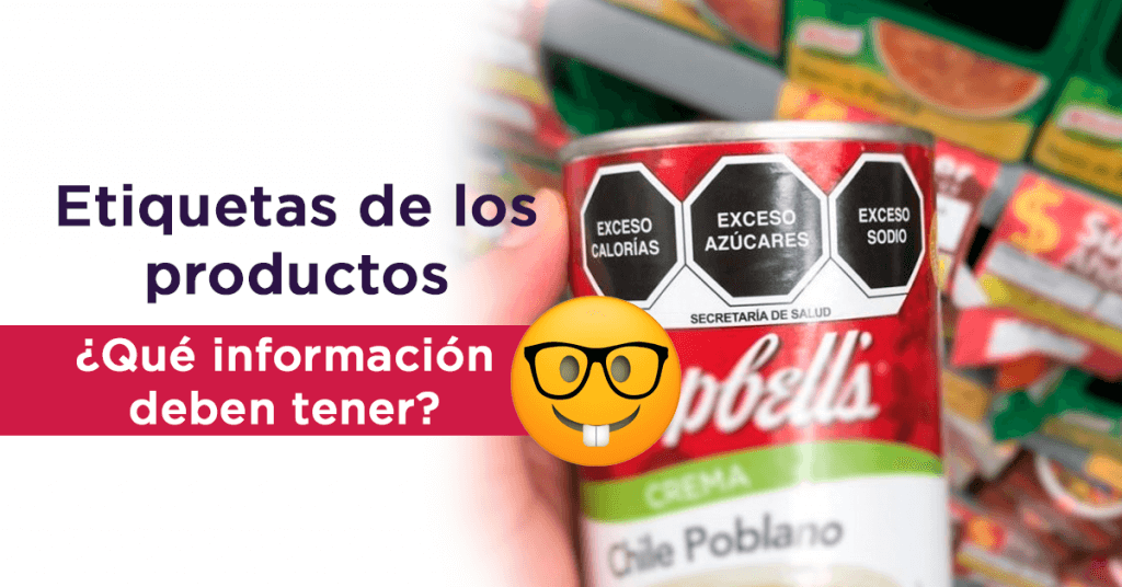 etiquetas de los productos