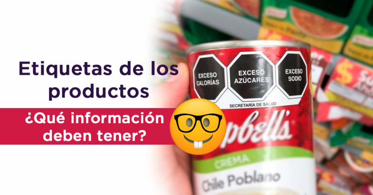etiquetas de los productos