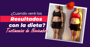 resultados con la dieta